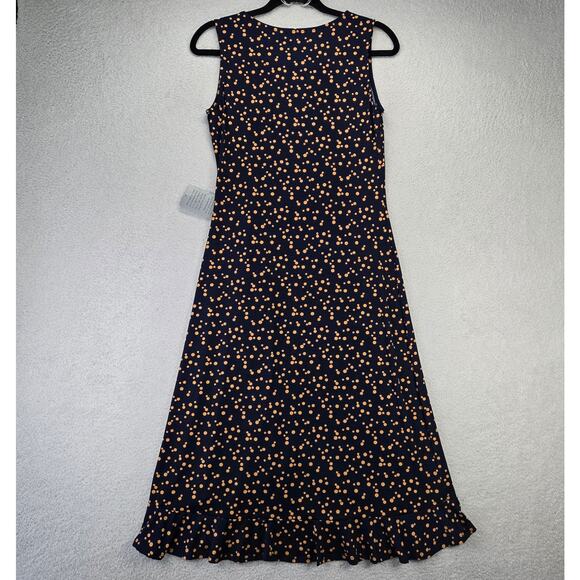 West Kei Wrap Dress Womens S V Neck A line Polka Dot Nordstrom New - Picture 9 of 13